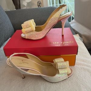 NIB kate spade charm white glitter multi. Boutique item